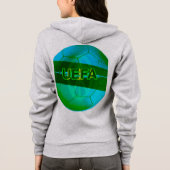 Neon Groen Voetbal Hoodie (Achterkant)