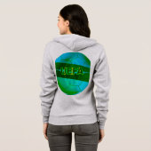 Neon Groen Voetbal Hoodie (Achterkant volledig)