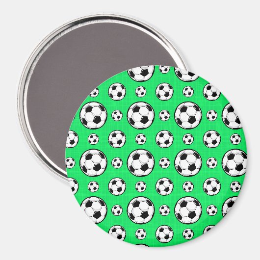 Neon groen Voetbal Magneet (Voorkant / Achterkant)