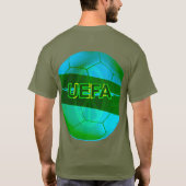 Neon Groen Voetbal T-shirt (Achterkant)
