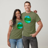 Neon Groen Voetbal T-shirt (Unisex)