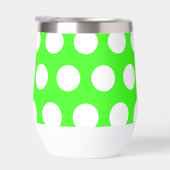 Neon Groen Witte Grote Stippen (Rechts)