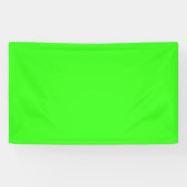 Neon groene aangepaste eventbanner spandoek (Horizontaal)