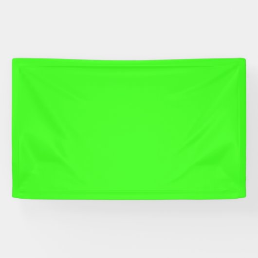Neon groene aangepaste eventbanner spandoek (Horizontaal)