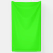 Neon groene aangepaste eventbanner spandoek (Verticaal)