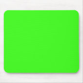 Neon groene aangepaste muismat (Voorkant)