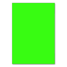 Neon Groene Aangepaste Tafelkaart Kaart