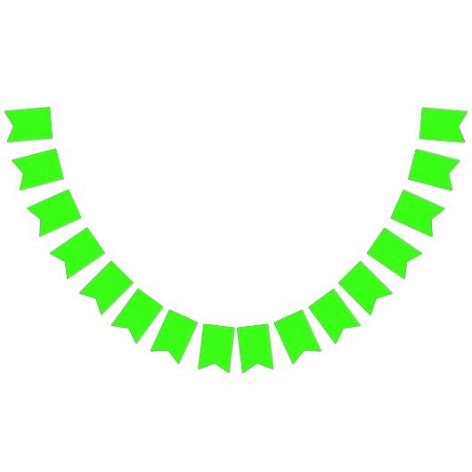 Neon Groene Aangepaste Vlaggenlijn Banner (Alle)