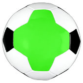 Neon groene aangepaste voetbal (Gedraaid)