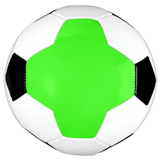 Neon groene aangepaste voetbal (Gedraaid)
