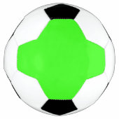 Neon groene aangepaste voetbal (Voorkant)