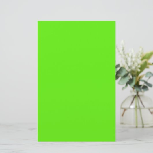 Neon groene achtergrond Effen kleur achtergrond Briefpapier
