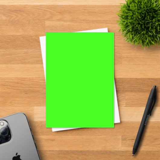 Neon groene acryl uitnodiging – Aanpasbaar (Insitu (Uitnodiging))