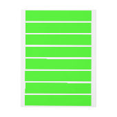Neon groene adreslabelwrap – Aanpasbaar (Vel)