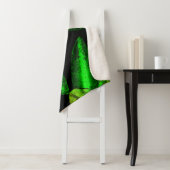 Neon Groene Bladeren Kunst. Koop Nu Sherpa Deken (In situ)