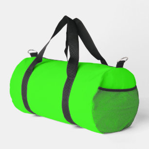 Neon groene duffeltas – Aangepaste sporttas Plunjezak