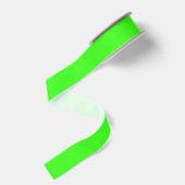Neon groene grosgrain lint (Achterkant)
