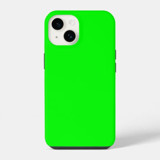 Neon groene hex code 00FF00 Samsung Case iPhone Hoesje (Achterkant)