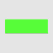 Neon groene ID-tag – Aanpasbaar Naamplaatje (Voorkant)