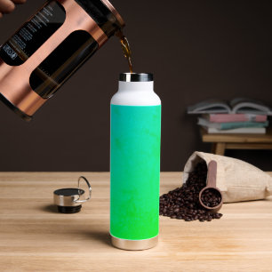 Neon Groene Marmeren Roestvrij Staal Fles