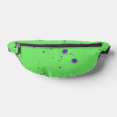 Neon Groene Paarse Splotches Heuptasje (Liggend)
