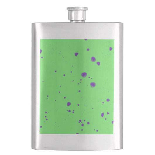 Neon groene paarse vlekken flacon (Voorkant)