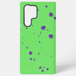 Neon groene paarse vlekken samsung galaxy hoesje