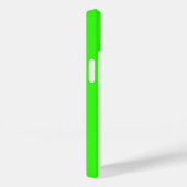 Neon Groene Stevige Kleur Douanenaam Case-Mate iPhone Case (Achterkant / Rechts)