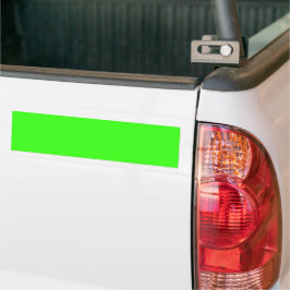 Neon Groene Stevige Kleur | Klassiek Bumpersticker