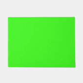 Neon Groene Stevige Kleur | Klassiek Deurmat (Voorkant)