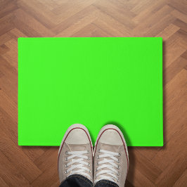 Neon Groene Stevige Kleur | Klassiek Deurmat