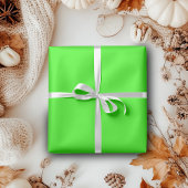 Neon Groene Stevige Kleur | Klassiek | Elegant Cadeaupapier