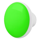 Neon Groene Stevige Kleur | Klassiek Keramische Knop (Rechts)