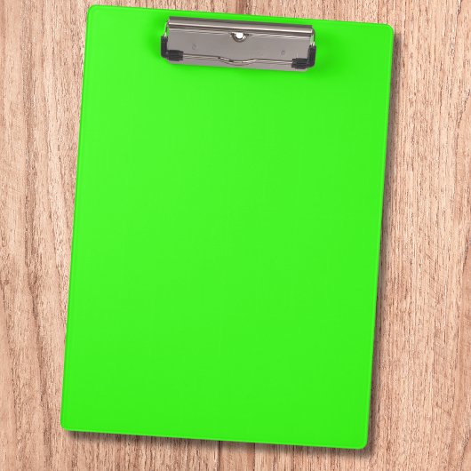 Neon Groene Stevige Kleur | Klassiek Klembord