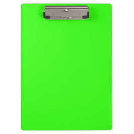 Neon Groene Stevige Kleur | Klassiek Klembord