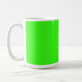 Neon Groene Stevige Kleur | Klassiek Koffiemok