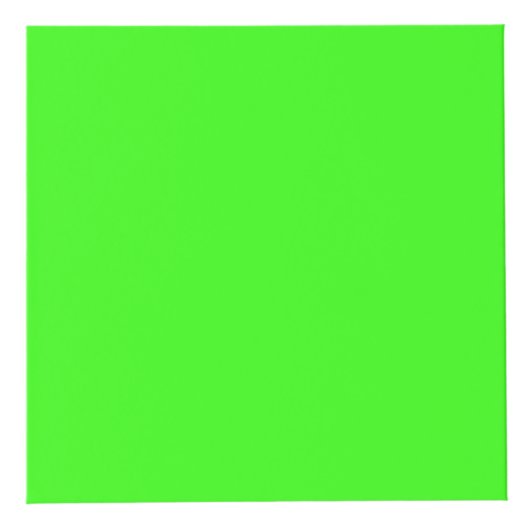 Neon Groene Stevige Kleur | Klassiek Kubus (Voorkant)
