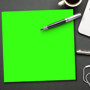 Neon Groene Stevige Kleur   Klassiek Notitieblok