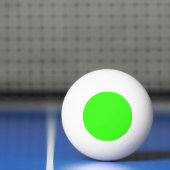 Neon Groene Stevige Kleur | Klassiek Pingpongbal (Net)