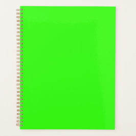 Neon Groene Stevige Kleur | Klassiek Planner