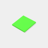 Neon Groene Stevige Kleur | Klassiek Post-it® Notes (Schuin)