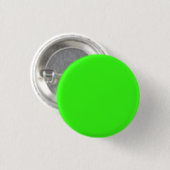 Neon Groene Stevige Kleur | Klassiek Ronde Button 3,2 Cm (Voorkant /achterkant)