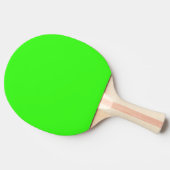 Neon Groene Stevige Kleur | Klassiek Tafeltennisbatje (Zijkant)