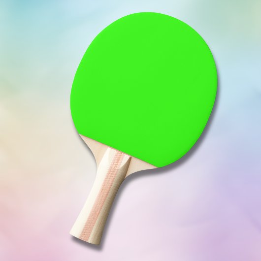 Neon Groene Stevige Kleur | Klassiek Tafeltennisbatje