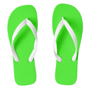 Neon Groene Stevige Kleur   Klassiek Teenslippers