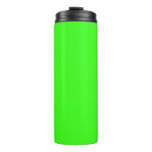 Neon Groene Stevige Kleur | Klassiek Thermosbeker (Voorkant)