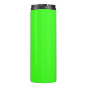 Neon Groene Stevige Kleur | Klassiek Thermosbeker (Achterkant)