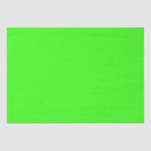 Neon Groene Stevige Kleur | Klassiek Tissuepapier (Voorkant)