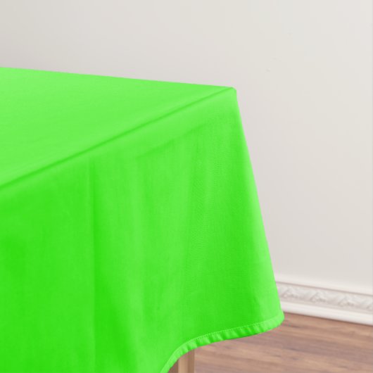 Neon groene tafelkleed op maat (Voorbeeld)