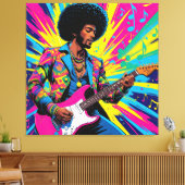 Neon Groove Collective – Psykedelisk Konst & Musik Canvas Afdruk (Insitu (Woonkamer))